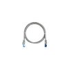 NMC-PC4SE55B-ES-003-C-GY NIKOMAX | Шнур коммутационный F/UTP 4 пары кат.6 (Класс E) 250МГц 2хRJ45/8P8C T568B заливной с защитой защелки мж BC (чистая медь) 26AWG (7х150мм) LSZH нг(А)-HFLTx свет.-сер. 03м