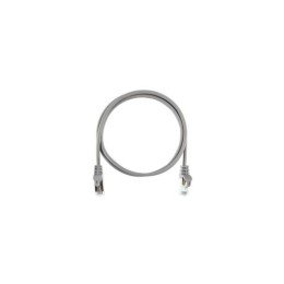 NMC-PC4SD55B-ES-003-C-GY NIKOMAX | Шнур коммутационный кат.5E (класс D) F/UTP 4 пары 26 AWG (7х150мм) кат.5E 2хRJ45 (8P8C) T568B LSZH нг(А)-HFLTx 0.3м сер.