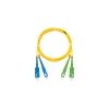NMF-PC2S2C2-SCU-SCA-001 NIKOMAX | Шнур волоконно-оптический переходной одномод. 9/125мкм стандарта OS2SC/UPC-SC/APC двойной LSZH нг(A)-HFLTx 2мм 1м желт.