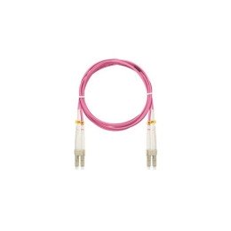 NMF-PC2M4C2-LCU-LCU-002 NIKOMAX | Шнур волоконно-оптический соединительный многомод. 50/125мкм стандарта ОM4 LC/UPC-LC/UPC двойной LSZH нг(A)-HFLTx 2мм маджента 2м
