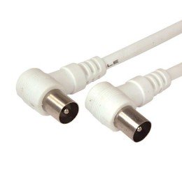 18-0112 Rexant | Шнур TV Plug - TV Plug 1.5м угловой бел.
