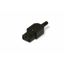 47865 Hyperline | Разъем CON-IEC320C13 IEC 60320 C13 220В 10А на кабель (плоские контакты)