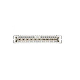 NMC-PL10-DC-10 NIKOMAX | Плинт размыкаемый на 10 пар кат.3 (класс C) 16МГц контакты типа KRONE маркировка 0….9 креплен. под кронштейн бел. (уп.10шт)