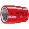 KN-984713 KNIPEX | Головка торцевая VDE 1000В DR 1/2дюйм шестигранная 13мм диэлектрическая