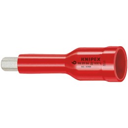 KN-984906 KNIPEX | Головка торцевая VDE 1000В DR 1/2дюйм с насадкой для винтов с внутр. шестигранником 10мм диэлектрическая L-75мм