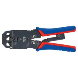 KN-975112SB KNIPEX | Пресс-клещи для штекеров RJ (Western) для реза и зачистки плоских неэкранированных телефонных кабелей