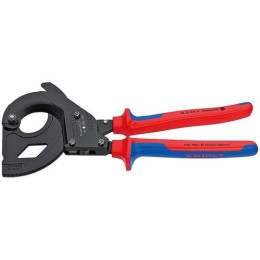 KN-9532315A KNIPEX | Кабелерез для кабеля со стальным армированием SWA с храповым механизмом (трещоткой) L-315мм черн.