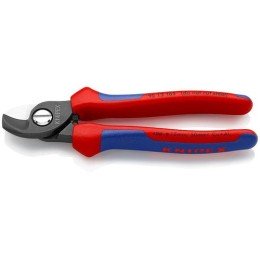 KN-9512165SB KNIPEX | Кабелерез рез: кабель d 15мм (50кв.мм AWG 1/0) L-165мм с держателем для торгового оборудования черн.