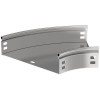 CPG01-0-45-050-200 IEK | Угол для лотка плавный 45град. 200х50 Г01 ESCA