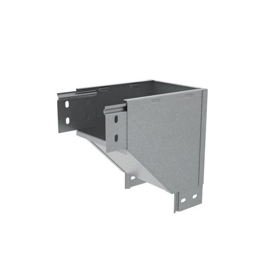 PL2047 КМ-Профиль | Угол для лотка вертикальный внешний с разворотом трассы на 180град. 100х50 сталь 1мм 