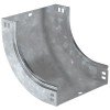 CPV51-0-90-080-150-HDZ IEK | Угол для лотка плавный 90град. 150х80 В10 ESCA HDZ