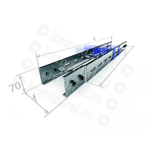 440 300535 24 КЭМЗ | Лоток НЛ30х5-П2.87(1.5мм)УТ1.5 КЭМЗ 440