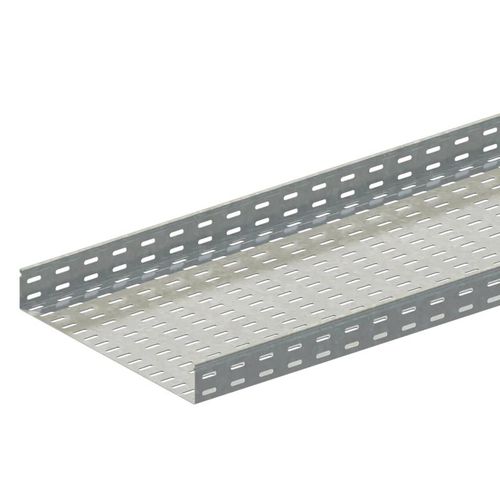 Н0122131426 СОЭМИ Ст.Оскол | Лоток прямой замковый перфорированный 400х65 L2000 1мм ЛМс-ПЗ 400х65-1.0ц УТ2.5
