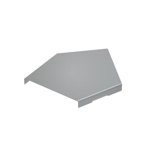 LO0704 КМ-Профиль | Крышка для угла горизонтального 45град. осн.100 сталь 0.55мм KGL45-100
