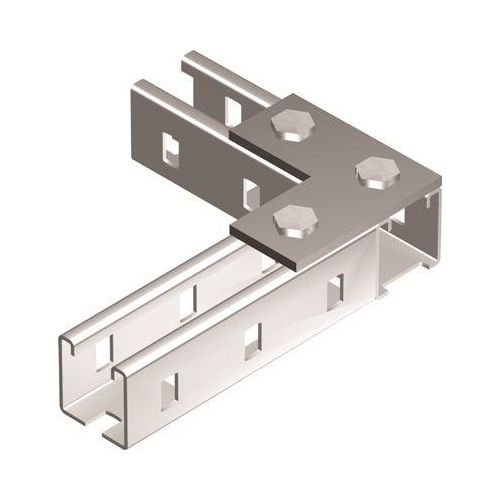 BMD1021HDZ DKC | Пластина для профиля С-образ. соединительная L-образ. 90х90 2 отверстия
