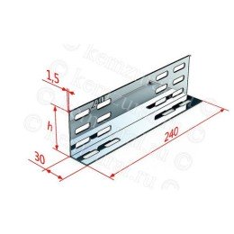 120 003303 24 КЭМЗ | Соединитель СЛ240х65 УТ1.5 1мм КЭМ3 120