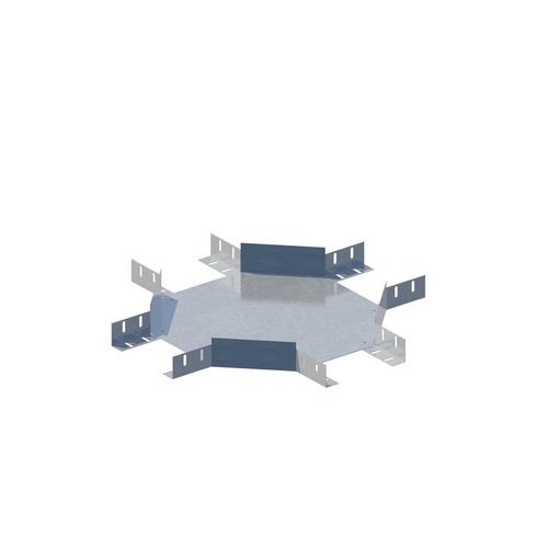 Н0122390414 СОЭМИ Ст.Оскол | Ответвитель для лотка Х-образ. 200х65 сталь 0.7мм ЛМс-К цУТ2.5 оцинк.
