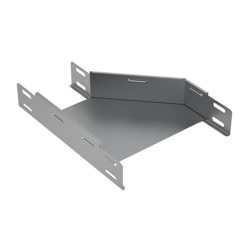 LO2312 КМ-Профиль | Переходник для лотка левый 50х100-400 сталь 1мм PD50-100-400-L
