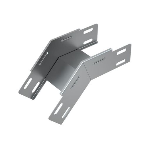 LO0158 КМ-Профиль | Угол для лотка вертикальный внешний 45град. 400х50 сталь 1мм VL45-50-400
