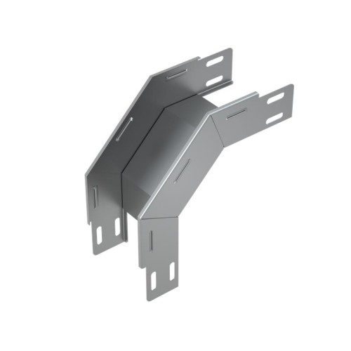 LO0116 КМ-Профиль | Угол для лотка вертикальный внешний 90град. 150х50 сталь 0.8мм VL90-50-150