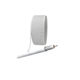 Б0044596 Эра | Кабель коаксиальный RG-6U CCS/оплетка Al 48проц. PVC Simple 75Ом бел. (м)
