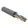 LC2-C604-121 ITK | Кабель витая пара U/UTP кат.6 4х2х24AWG PATCH LSZH сер. (305м) (м)