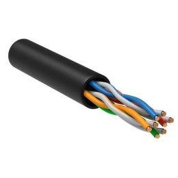 LC3-C5E04-139-S-R ITK | Кабель витая пара U/UTP кат.5E 4х2х24AWG LDPE черн. РФ/С (уп.305м)