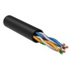 BC3-C5E04-139-305-G GENERICA | Кабель витая пара U/UTP кат.5E 4х2х24AWG solid CU LDPE Outdoor черн. (м)