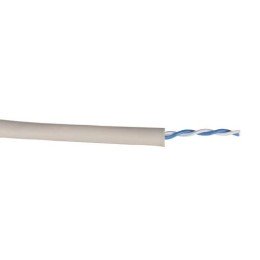 BC1-C5E01-111-500-G GENERICA | Кабель витая пара U/UTP кат.5E 1 пара PVC 1м сер.
