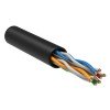 LC3-C604-129 ITK | Кабель витая пара U/UTP кат.6 4х2х23AWG solid LSZH черн. (305м) (м)