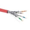 RN6AUFA04RD DKC | Кабель CAT 6A U/FTP нг(А)-FRHF (бухта 500м) красн.