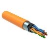 LC1-C5E04-327 ITK | Кабель витая пара F/UTP кат.5E 4х2х24AWG solid LSZH оранж. (305м) (м)