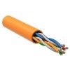 LC1-C5E04-127 ITK | Кабель витая пара U/UTP кат.5E 4х2х24AWG solid LSZH нг(А)-HF оранж. (305м) (м)