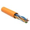 LC1-C604-127 ITK | Кабель витая пара U/UTP кат.6 4х2х23AWG solid LSZH оранж. (305м) (м)