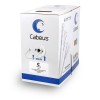 7201c Cabeus | Кабель витая пара U/UTP кат.5E 4х2х24AWG patch PVC нг(А)-LS UTP-4P-Cat.5e-PATCH-GY сер. (уп.305м)