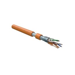 444605 Hyperline | Кабель витая пара F/UTP кат.5E 4 пары 24 AWG ож solid экран-фольга нг(А)-LSLTх внутр. FUTP4-C5E-S24-IN-LSLTх-OR-305 оранж. (уп.305м)