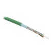 444622 Hyperline | Кабель витая пара экранир. F/UTP кат.5E 4 пары 24 AWG ож solid экран-фольга PVC -20град.C-+75град.C FUTP4-C5E-S24-IN-PVC-GN-305 гарантия: 15 лет компонентн. / 25 лет системн. зел. (уп.305м)