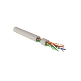 444051 Hyperline | Кабель U/UTP кат.5E 4х2х24AWG ож solid PVC IUUTP4-C5E-S24/1-FRPVC-GY для сетей Industrial Ethernet сер. (уп.500м)