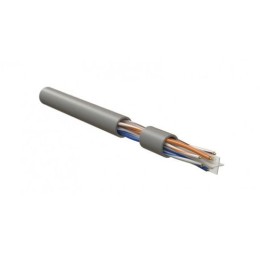 444015 Hyperline | Кабель U/UTP кат.6 4х2х23 AWG однопров. жилы solid PVC IUUTP4-C6-S23/1-FRPVC-GY для сетей Industrial Ethernet сер. (уп.500м)