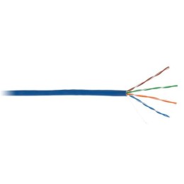 EC-UU004-5E-PVC-BL NETLAN | Кабель U/UTP кат.5E 4 пары (класс D) 100МГц ож BC чистая медь внутр. PVC нг(B) син. (уп.305м)