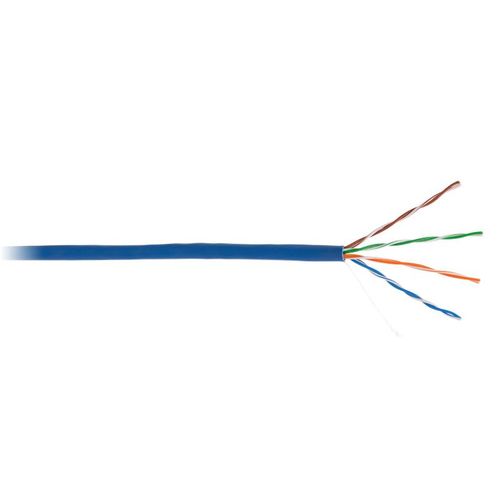 EC-UU004-5E-PVC-BL NETLAN | Кабель U/UTP кат.5E 4 пары (класс D) 100МГц ож BC чистая медь внутр. PVC нг(B) син. (уп.305м)