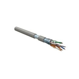 45788 Hyperline | Кабель витая пара F/UTP кат.5E 4х2х24AWG solid LSZH FUTP4-C5E-S24-IN-LSZH-GY-305 сер. (уп.305м)