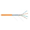 NKL 2200C-OR NIKOLAN | Кабель витая пара F/UTP кат.5E 4х2х24AWG solid LSZH оранж. (уп.305м) NIKOLAN