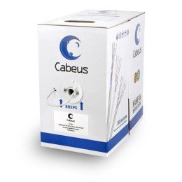 10441c Cabeus | Кабель витая пара F/UTP кат.5E 4х2х24AWG solid LSZH нг(А)-HF FTP-4P-Cat.5e-SOLID-LSZH-GY сер. (уп.305м)