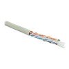 42047 Hyperline | Кабель витая пара U/UTP кат.6 4х2х23AWG solid PVC UUTP4-C6-S23-IN-PVC-GY-305 сер. (м)