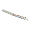 42048 Hyperline | Кабель витая пара U/UTP кат.6 4х2х23AWG solid LSZH нг(А)-HF UUTP4-C6-S23-IN-LSZH-GY-305 сер. (уп.305м)