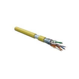 444615 Hyperline | Кабель витая пара F/UTP кат.5E 4 пары 24 AWG ож solid экран-фольга LSZH нг(А)-HF-20град.C-+75град.C FUTP4-C5E-S24-IN-LSZH-YL-305 гарантия: 15 лет компонентн. / 25 лет системн. желт. (уп.305м)