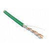 42013 Hyperline | Кабель витая пара U/UTP кат.5E 4 пары 24 AWG ож solid PVC -20град.C-+75град.C UUTP4-C5E-S24-IN-PVC-GN-305 зел. (уп.305м)