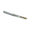 246264 Hyperline | Кабель витая пара SF/UTP кат.5E 4 пары 24 AWG ож solid экран-фольга + медн. оплетка LSZH -20град.C-+75град.C SFUTP4-C5E-S24-IN-LSZH-GY-305 сер. (уп.305м)