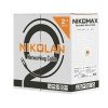 NKL 2140C-OR NIKOLAN | Кабель U/UTP кат.6 (класс E) 4 пары 24 AWG (0.53мм) тест по ISO/IEC 250МГц ож BC чистая медь внутр. LSZH нг(А)-HFLTx оранж. (уп.305м) NIKOLAN